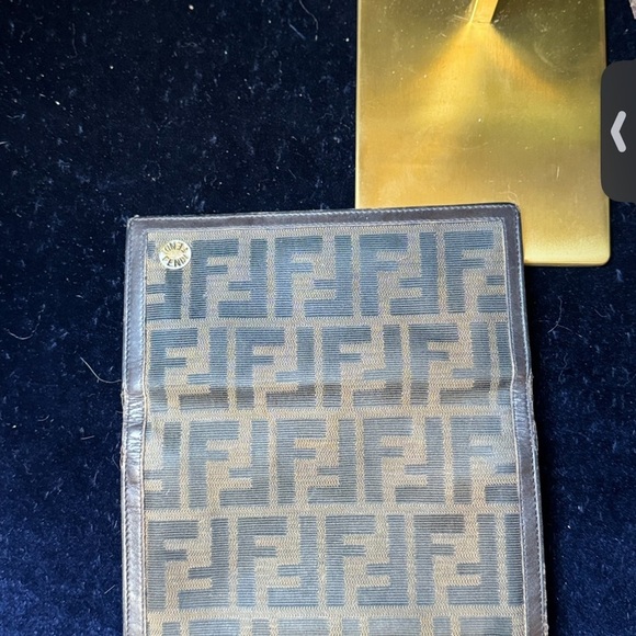 FENDI Brown Mono Canvas Leather Wallet in Authentic Good Used Condition. - Picture 13 of 17